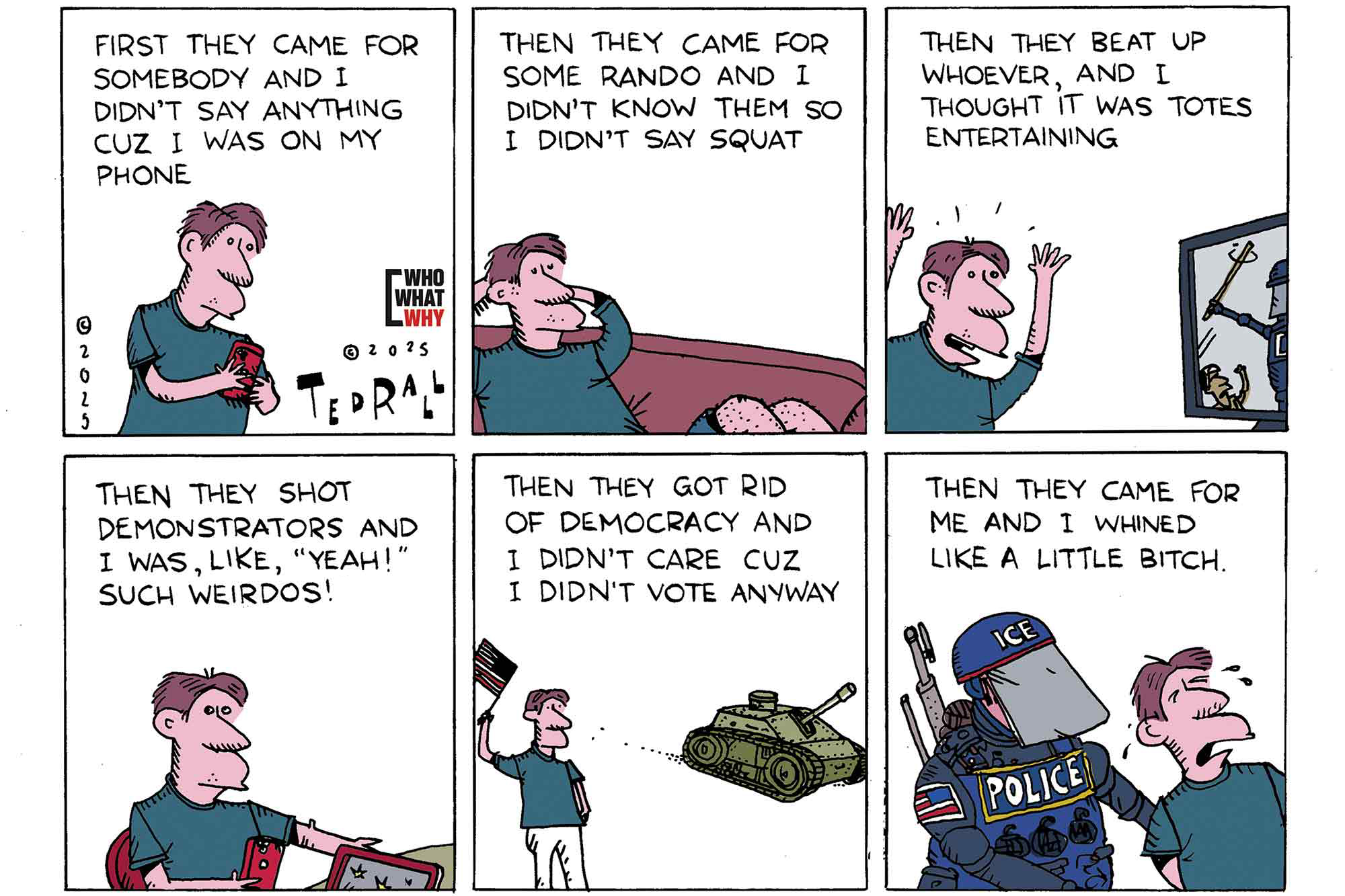 First they came for., Martin Niemöller