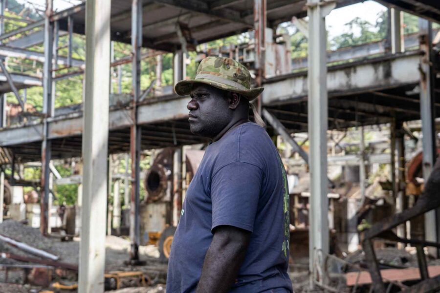 Fabian_Gorotoa, artisanal miner, Panguna mine, Bougainville