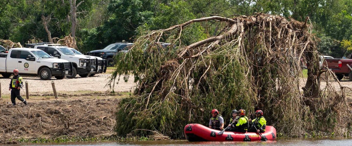 Flooding, Center Point, Texas