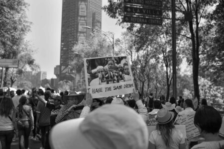 Mexico city, protest against hate