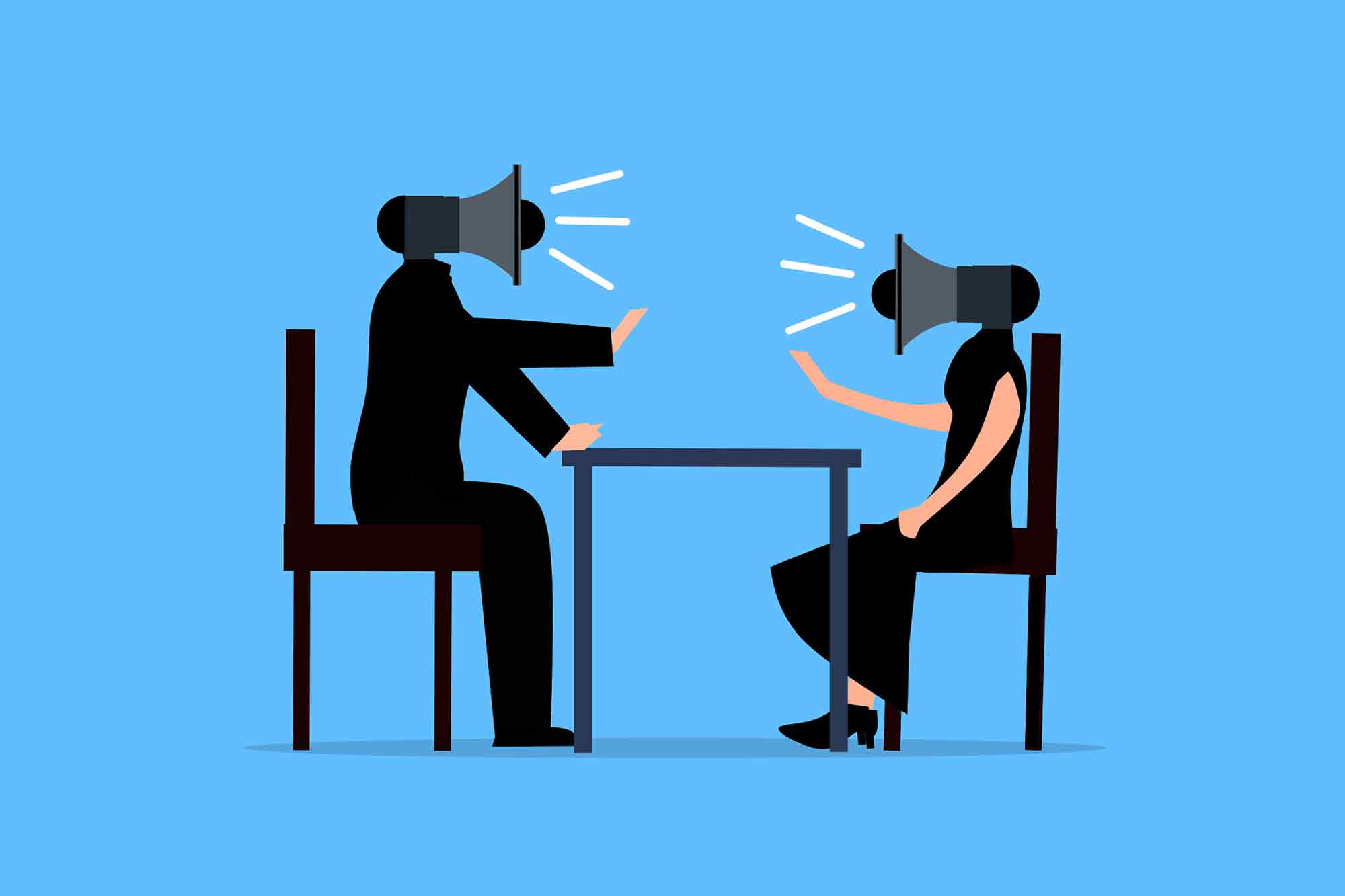 Politics, arguing, discussion