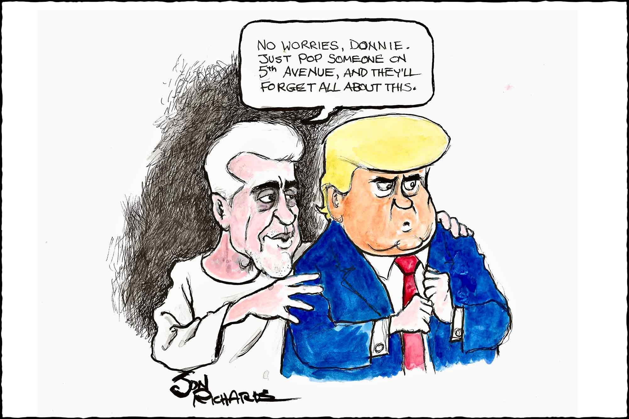 Jeffrey Epstein, Donald Trump, 5th Avenue