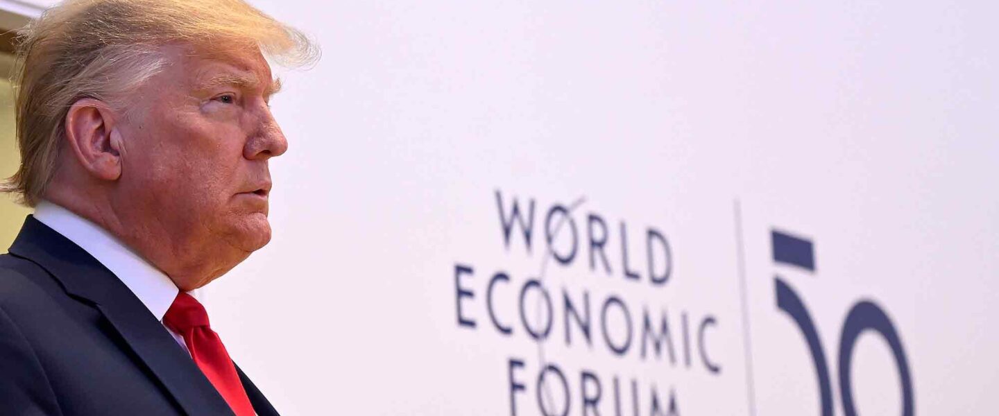 Donald Trump, World Economic Forum, pseudo-realities