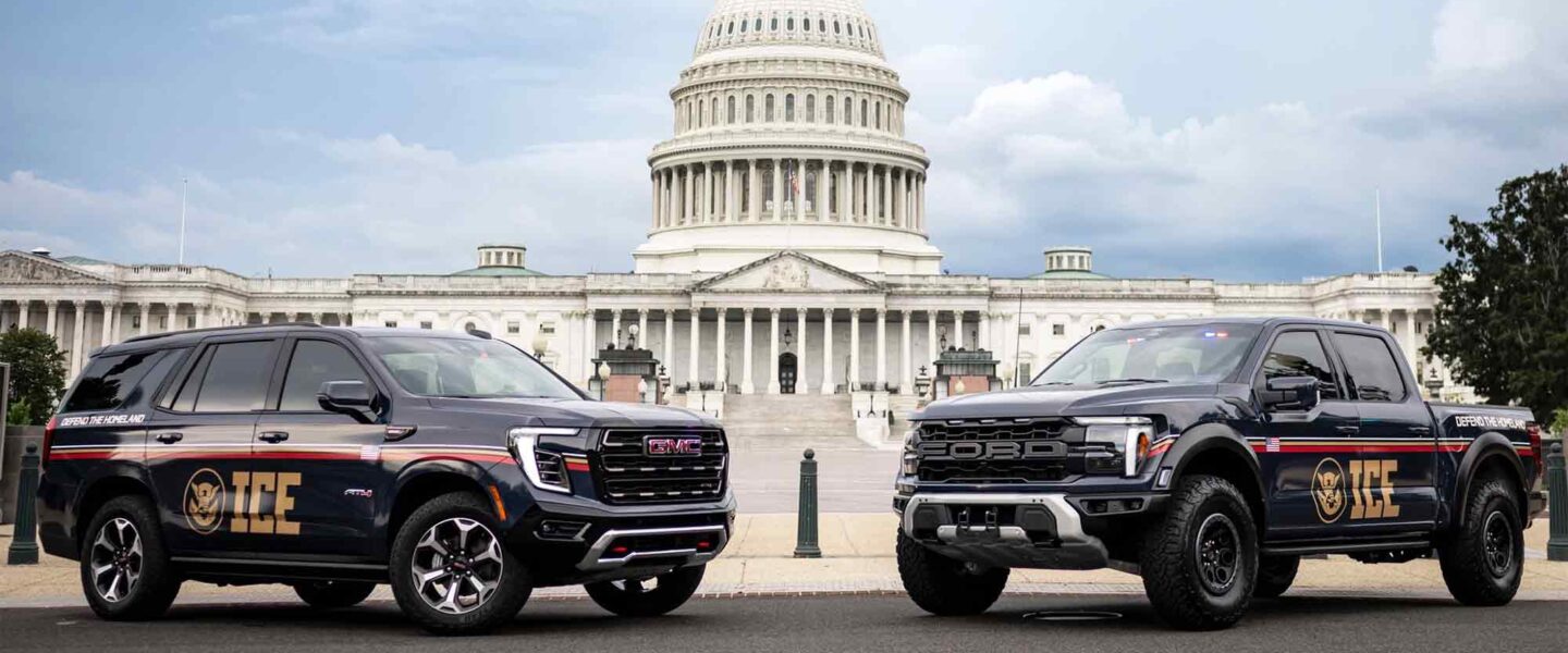 Homeland Security, Twitter, new ICE trucks, US Capitol