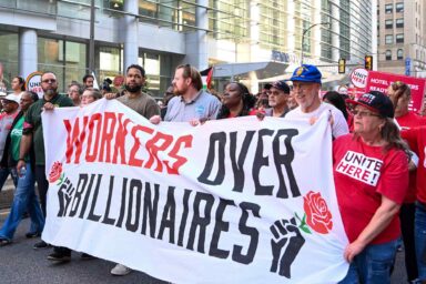 March, workers rights, FDR Park