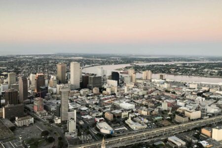 Greater New Orleans, sinking
