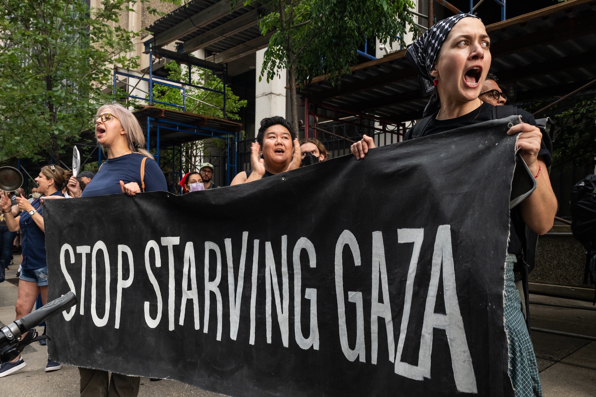 Stop Starving Gaza, USPCN, Noise Demonstration
