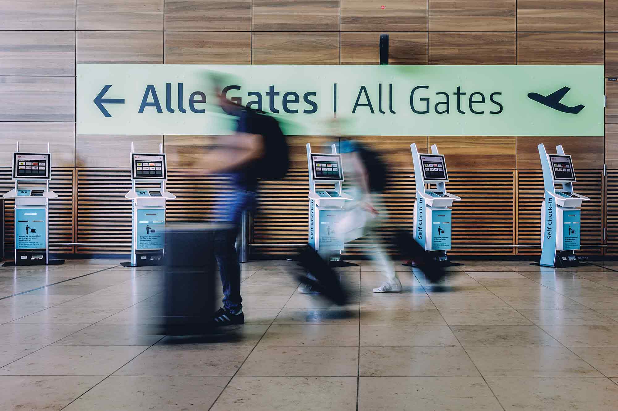 Travelers, Berlin Brandenburg Airport