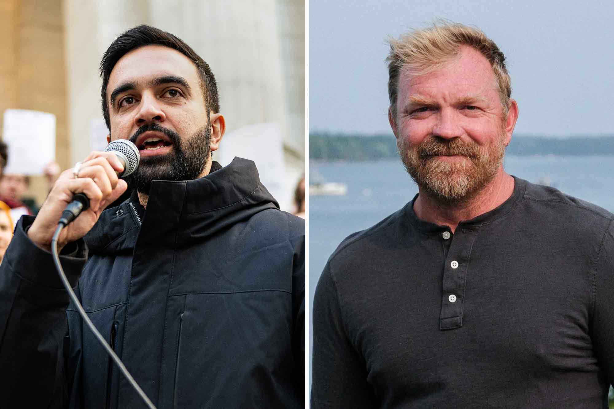 Zohran Mamdania, candidate, mayor, NYC Graham Platner, senator, Maine