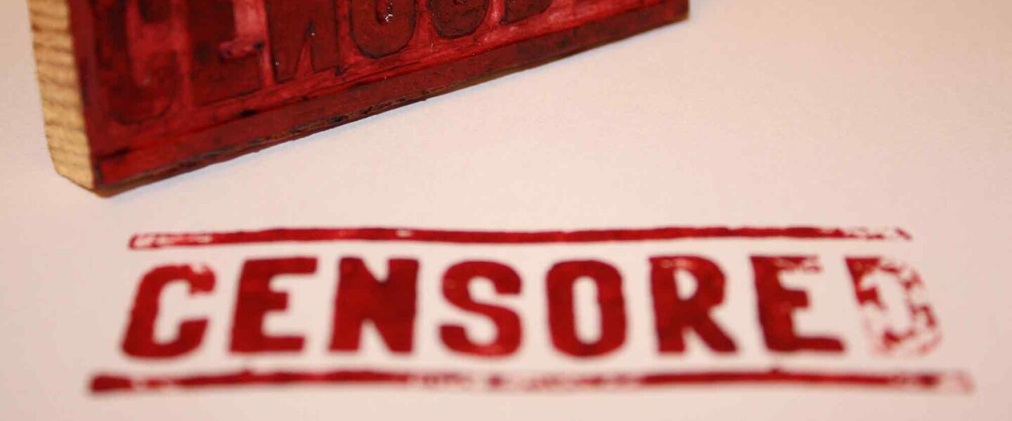 Censored, rubber stamp
