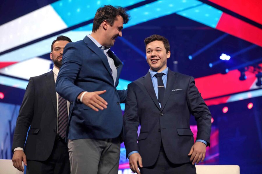 Charlie Kirk, Kyle Rittenhouse, 2021 AmericaFest