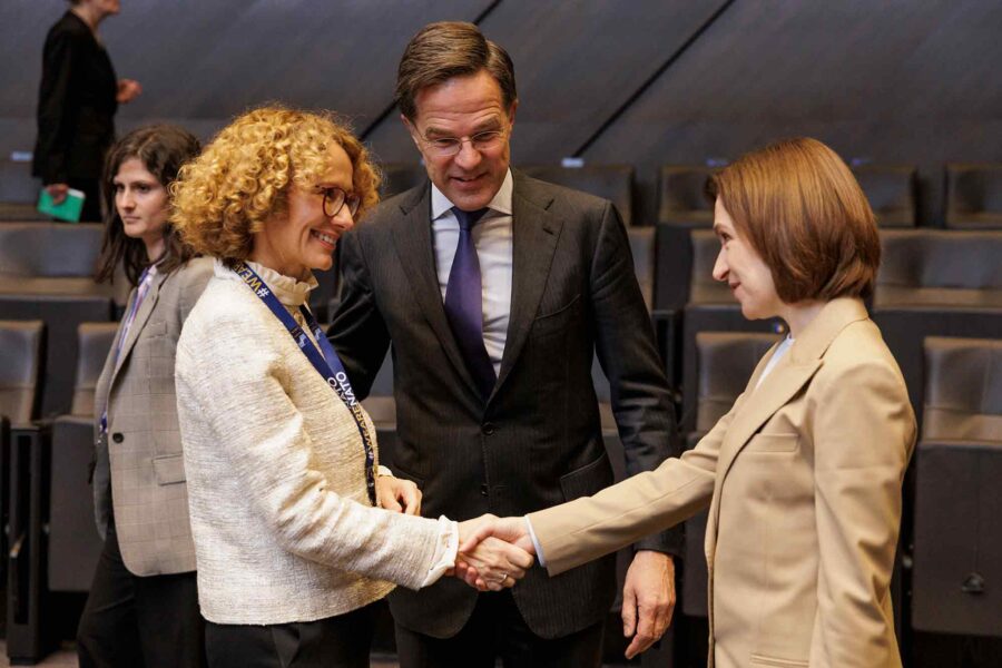 Mark Rutte, Radmila Shekerinska, NATO, President of Moldova, Maia Sandu