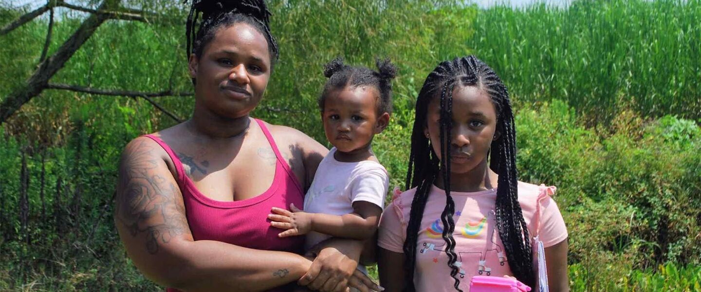 Nylah Toussaint, daughters, sugarcane field