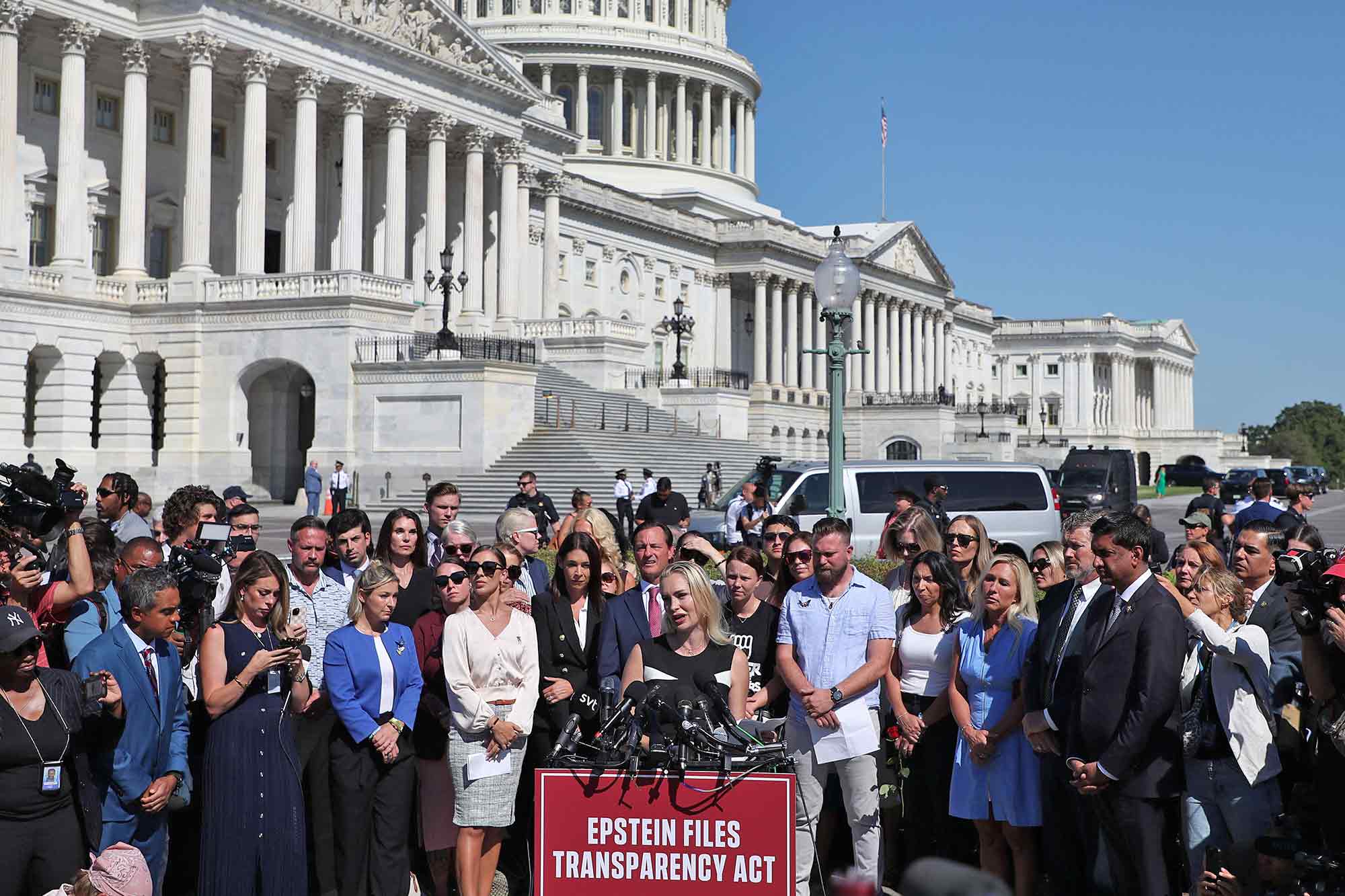 Stand With Survivors Rally, Washington, DC, Jeffrey Epstein, Ghislaine Maxwell, Donald Trump