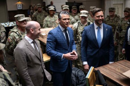 Stephen Miller, Pete Hegseth, JD Vance