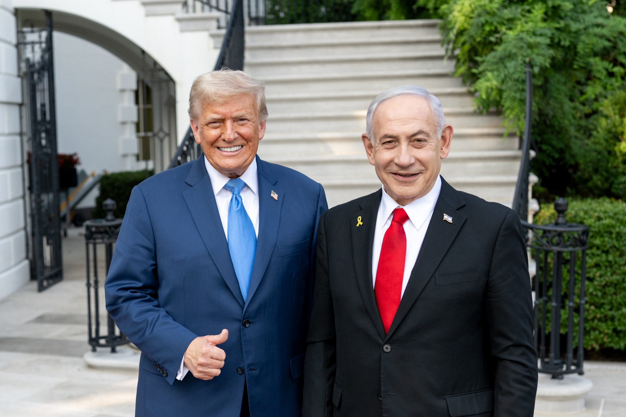 President Donald Trump, Israeli Prime Minister Benjamin Netanyahu