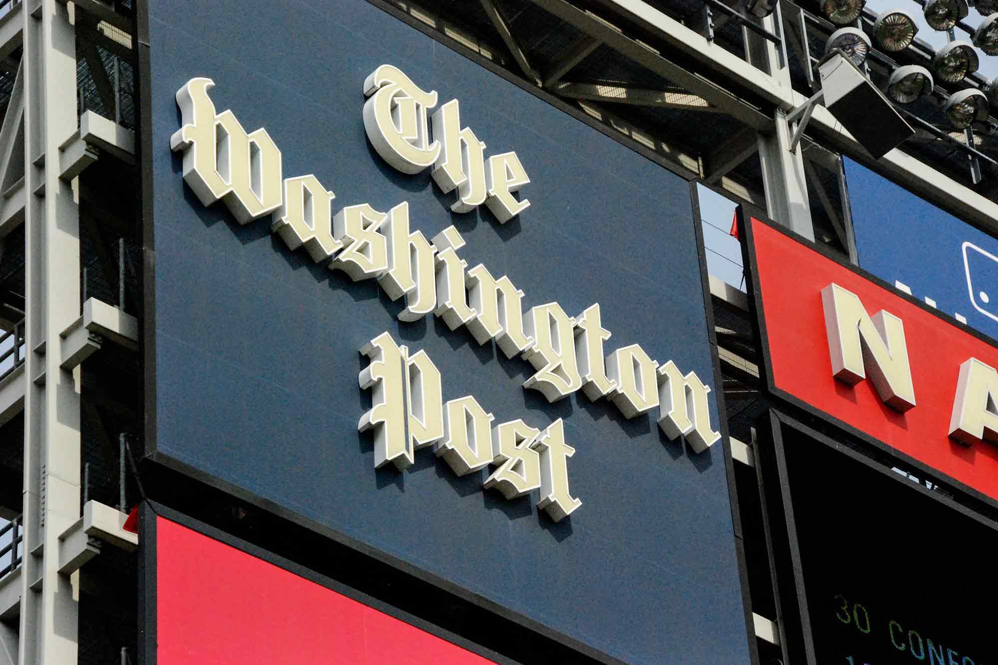 Washington Post, building, sign, Washington, DC