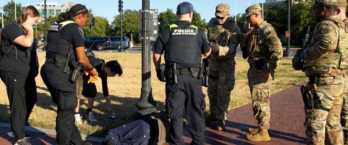 239th Military Police Company, Assist, Arrest, Washington, DC