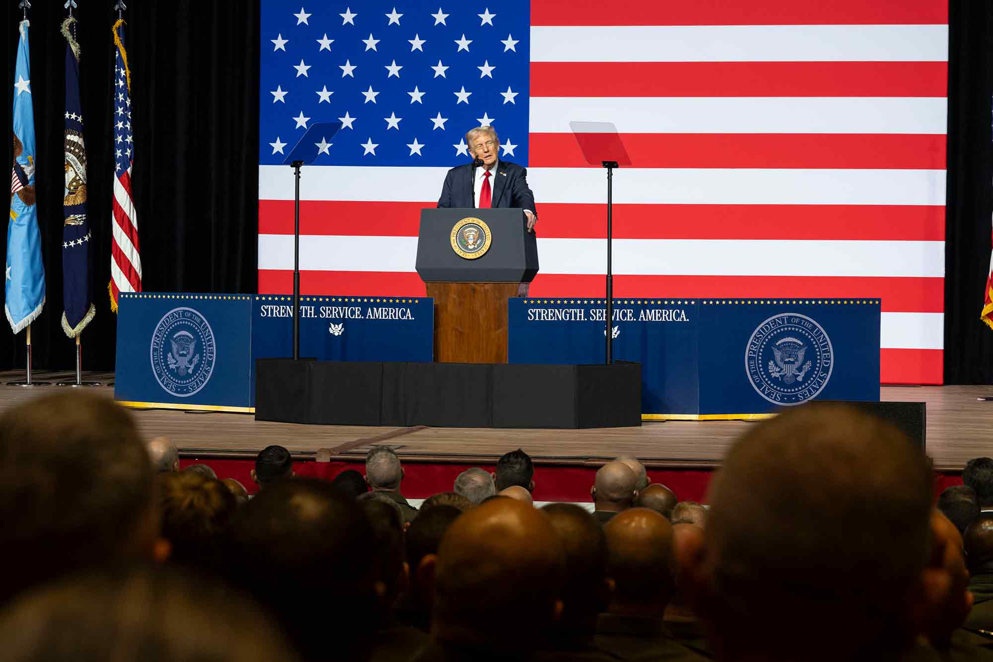 Donald Trump, Speaking, Quantico