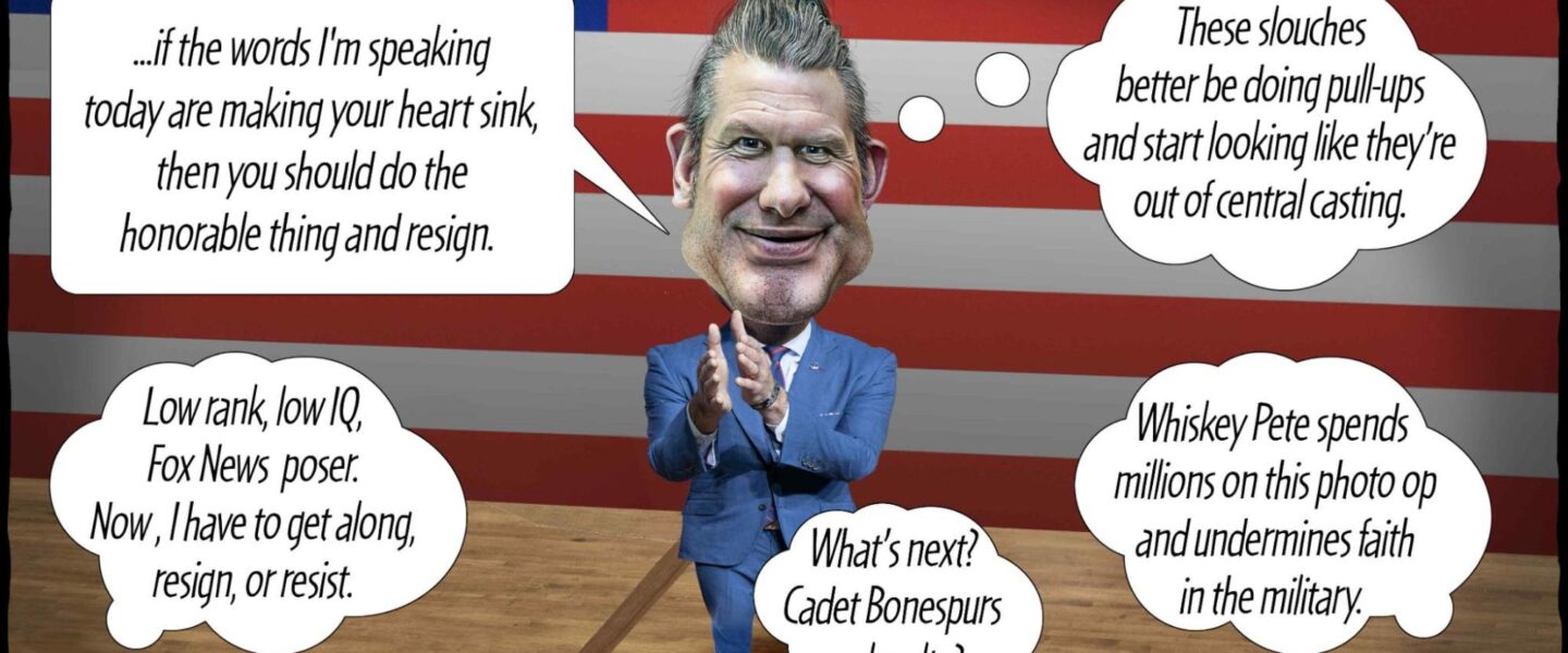 Pete Hegseth, Addresses, Generals, Admirals, Flag Officers, Quantico, VA