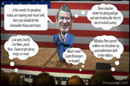 Pete Hegseth, Addresses, Generals, Admirals, Flag Officers, Quantico, VA