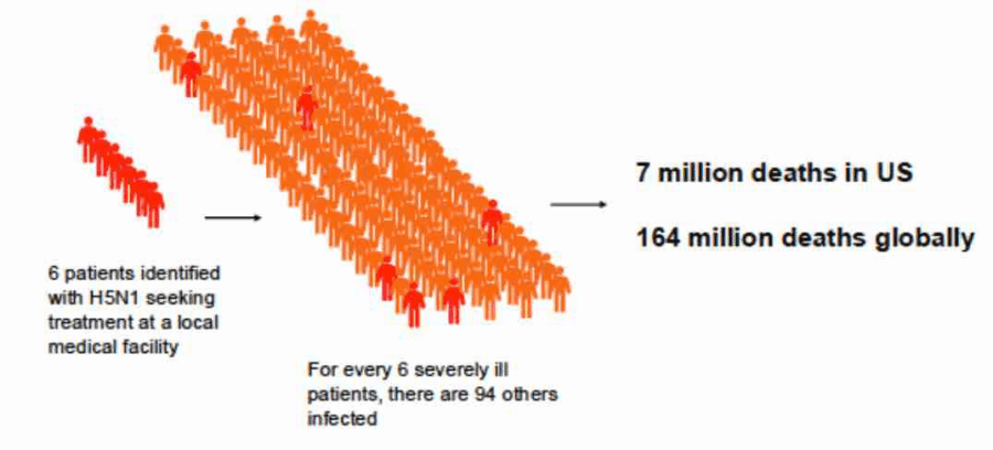 Bird Flu, H5N1 Cases, So Far, Chart