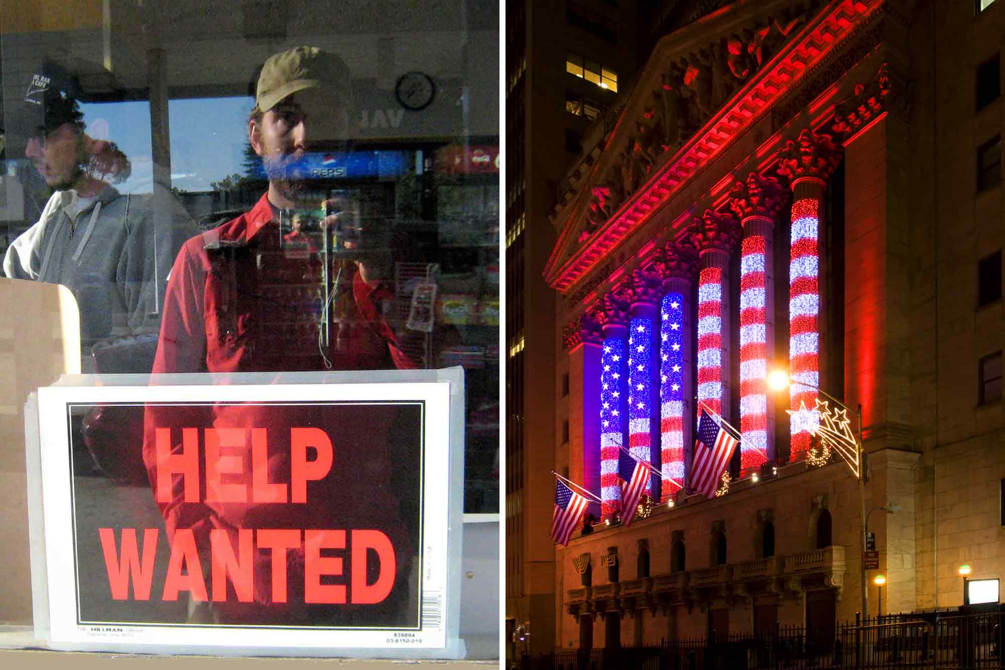 Main Street, job market, Wall Street