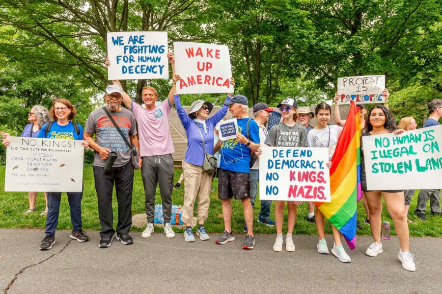 No Kings, protest, Reston, VA