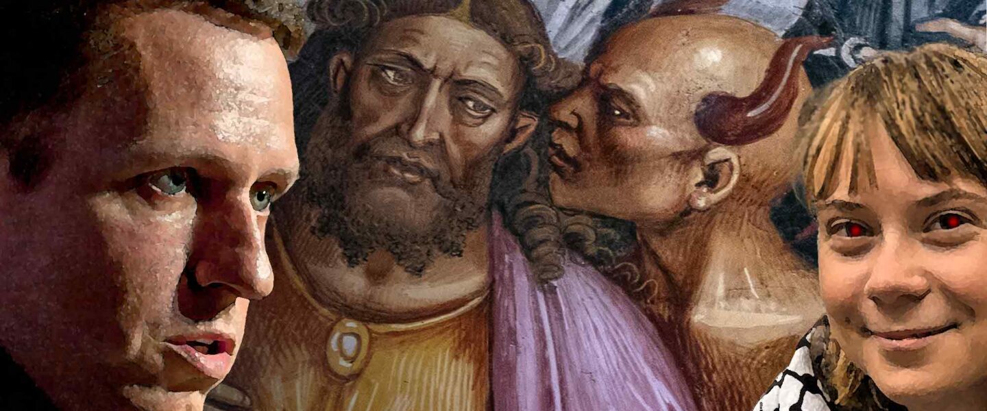 Peter Thiel, Antichrist, The Devil, Greta Thunberg