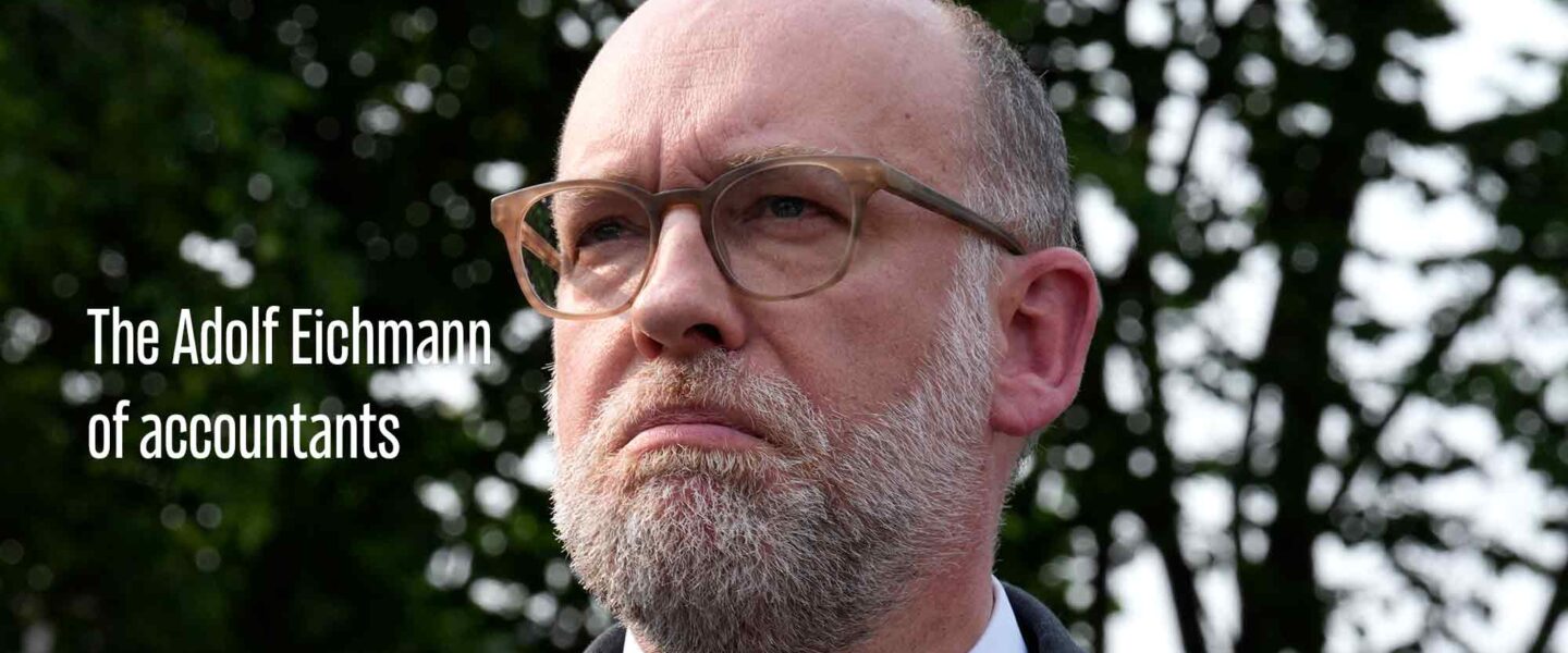 Russell Vought, Adolf Eichmann, accountants