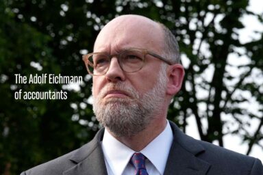 Russell Vought, Adolf Eichmann, accountants