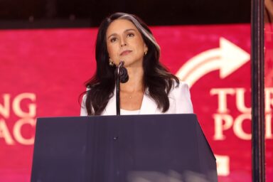 With Gabbard Out, Trump Needs Another Ally to Pursue Conspiracy Theories Tulsi Gabbard, Memorial, Charlie Kirk