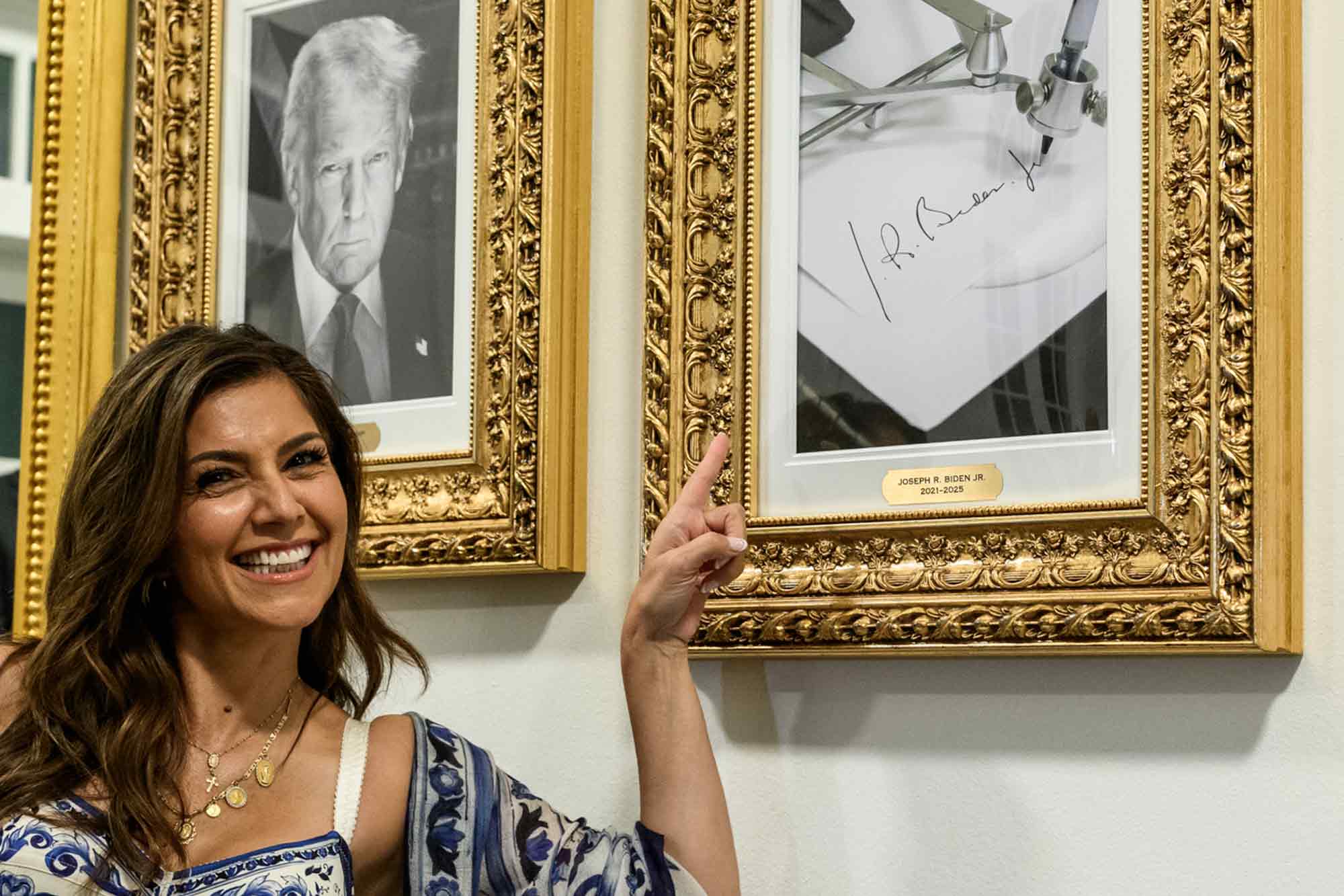 White House, autopen, portrait, Joe Biden, Donald Trump