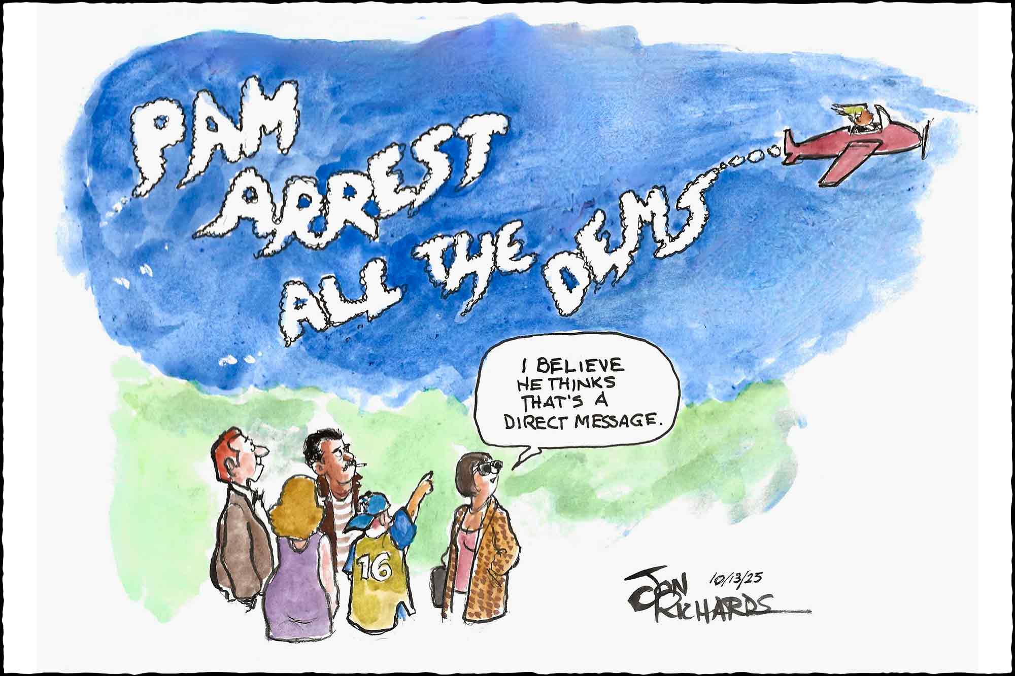 Donald Trump, message, Pam Bondi