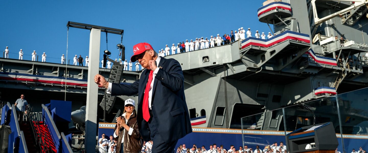 Donald Trump, Navy, Norfolk, VA
