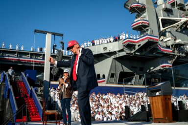 Donald Trump, Navy, Norfolk, VA