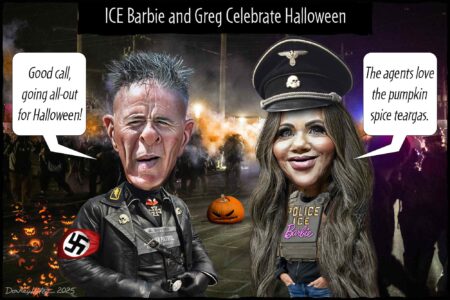 Kristi Noem, Greg Bovino, ICE, Terror, Halloween
