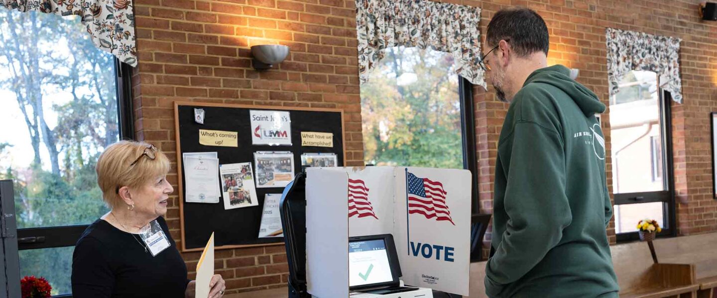 Election Day morning, Fairfax, VA, 2025