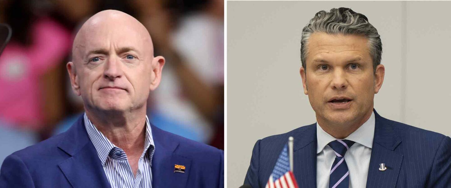 Senator, Mark Kelly, Secretary of Defense, Pete Hegseth