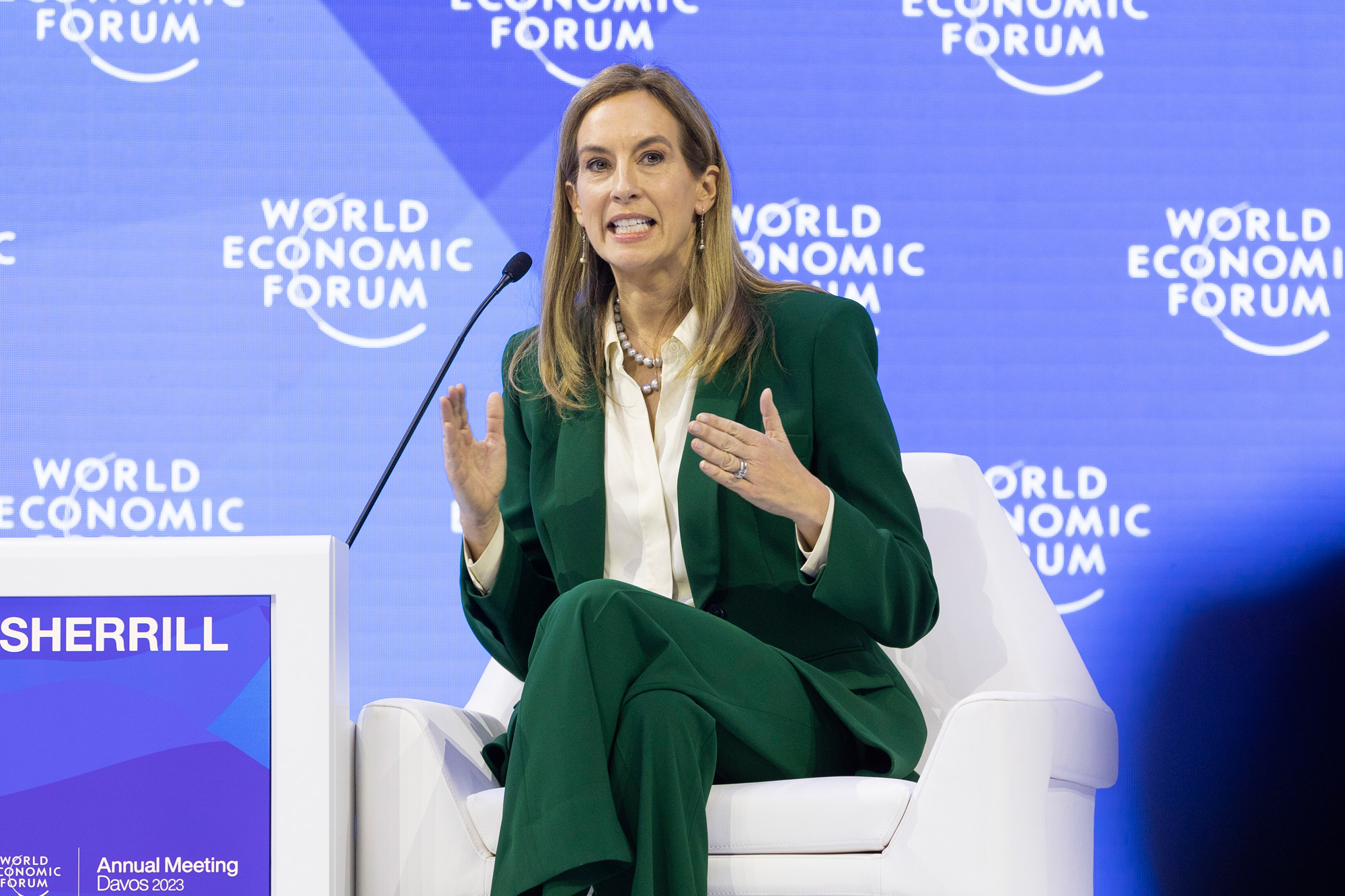 Mikie Sherrill, World Economic Forum