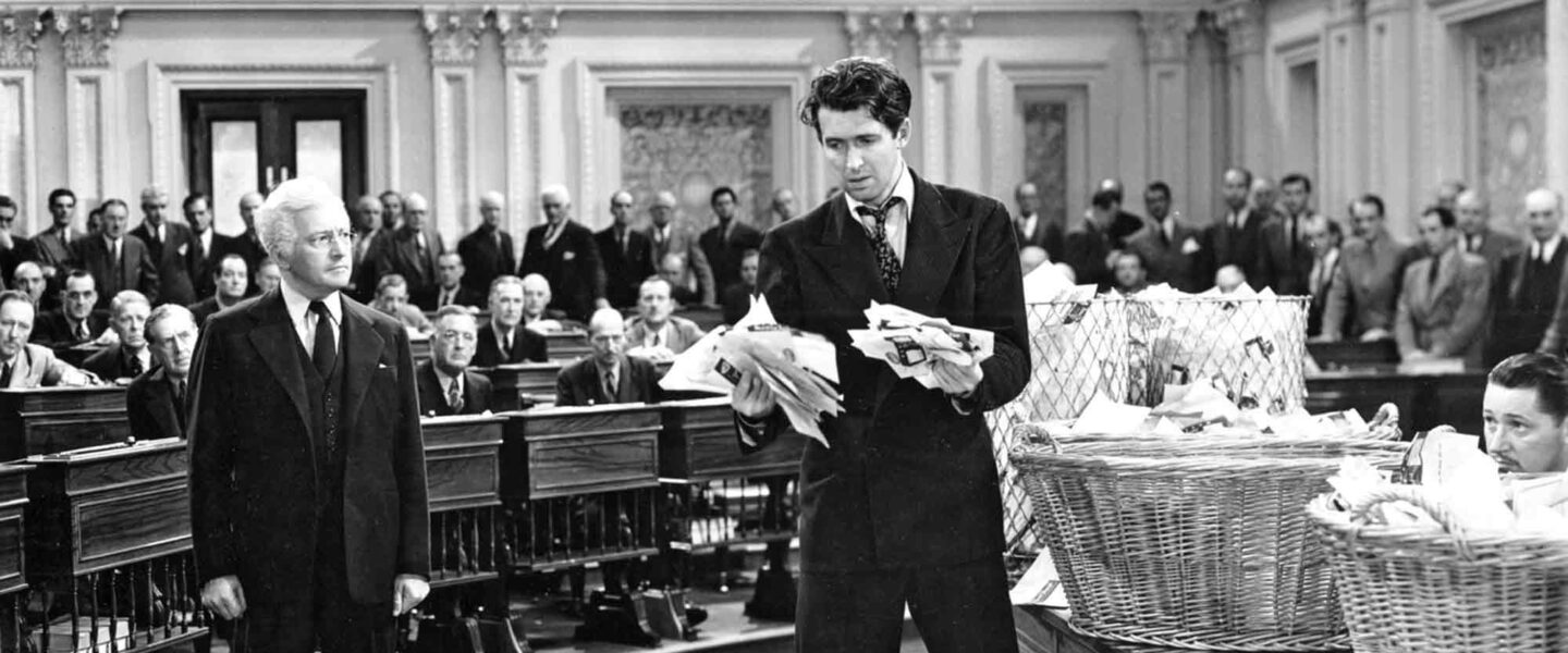 Mr. Smith Goes to Washington, filibuster scene, Jimmy Stewart