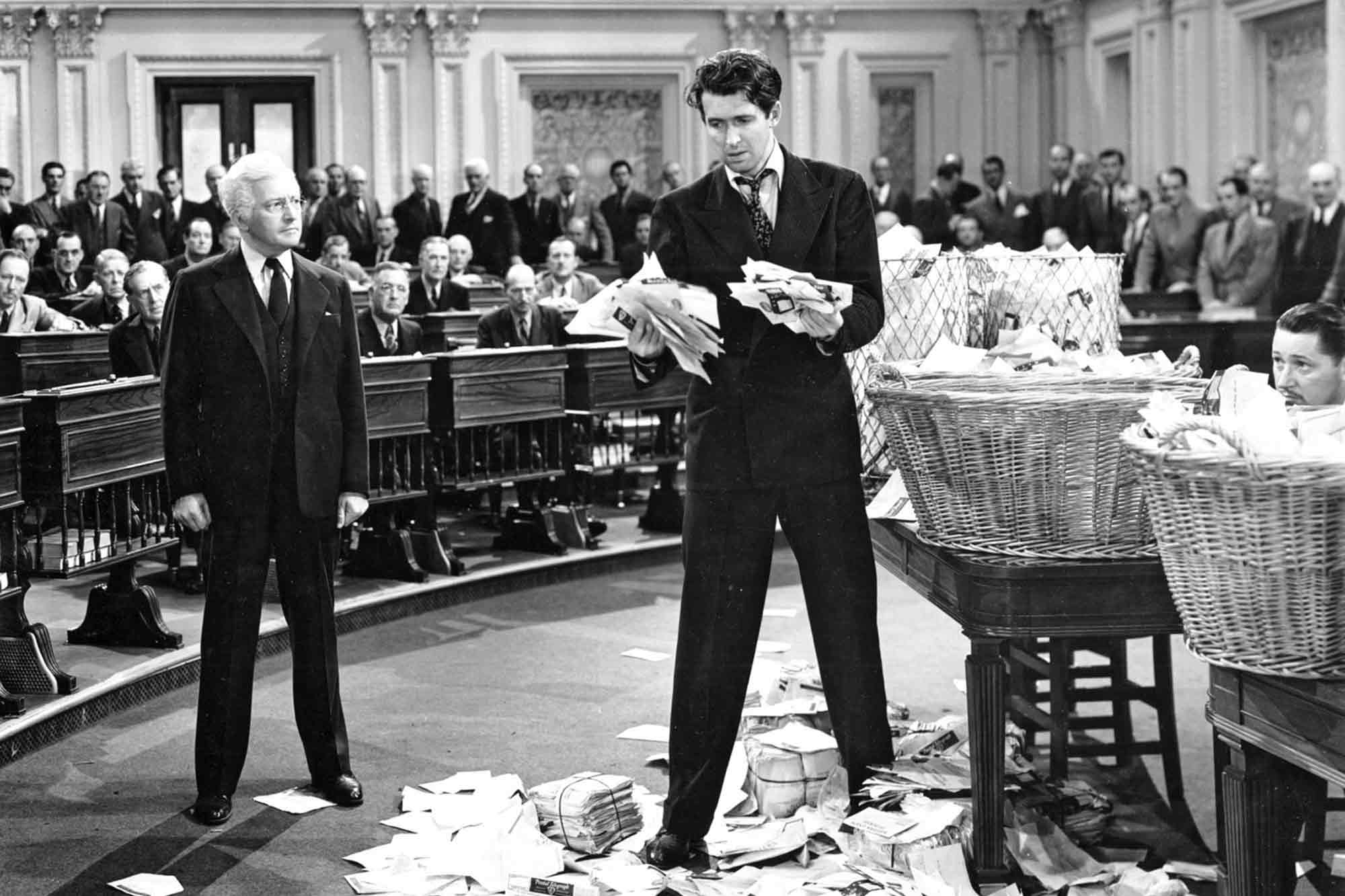 Mr. Smith Goes to Washington, filibuster scene, Jimmy Stewart