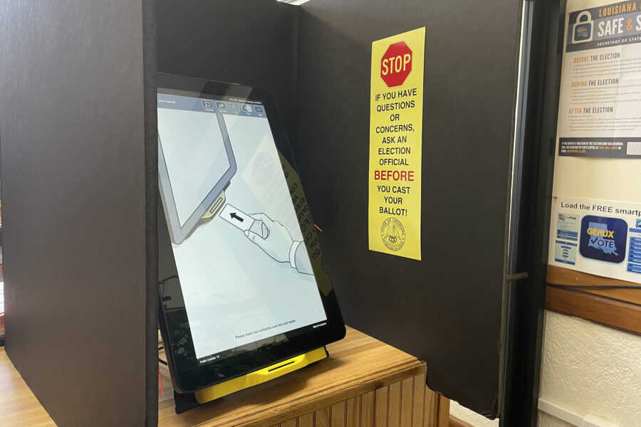 Voting Machine, Tallulah, Louisiana