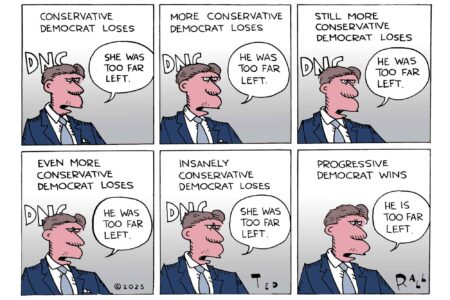 DNC, candidates, too far left