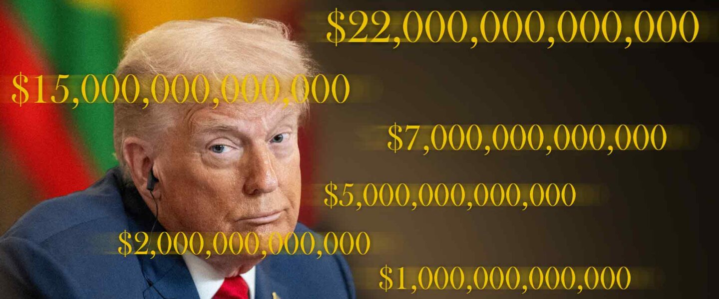 Donald Trump, Numbers, Trillions, Fake