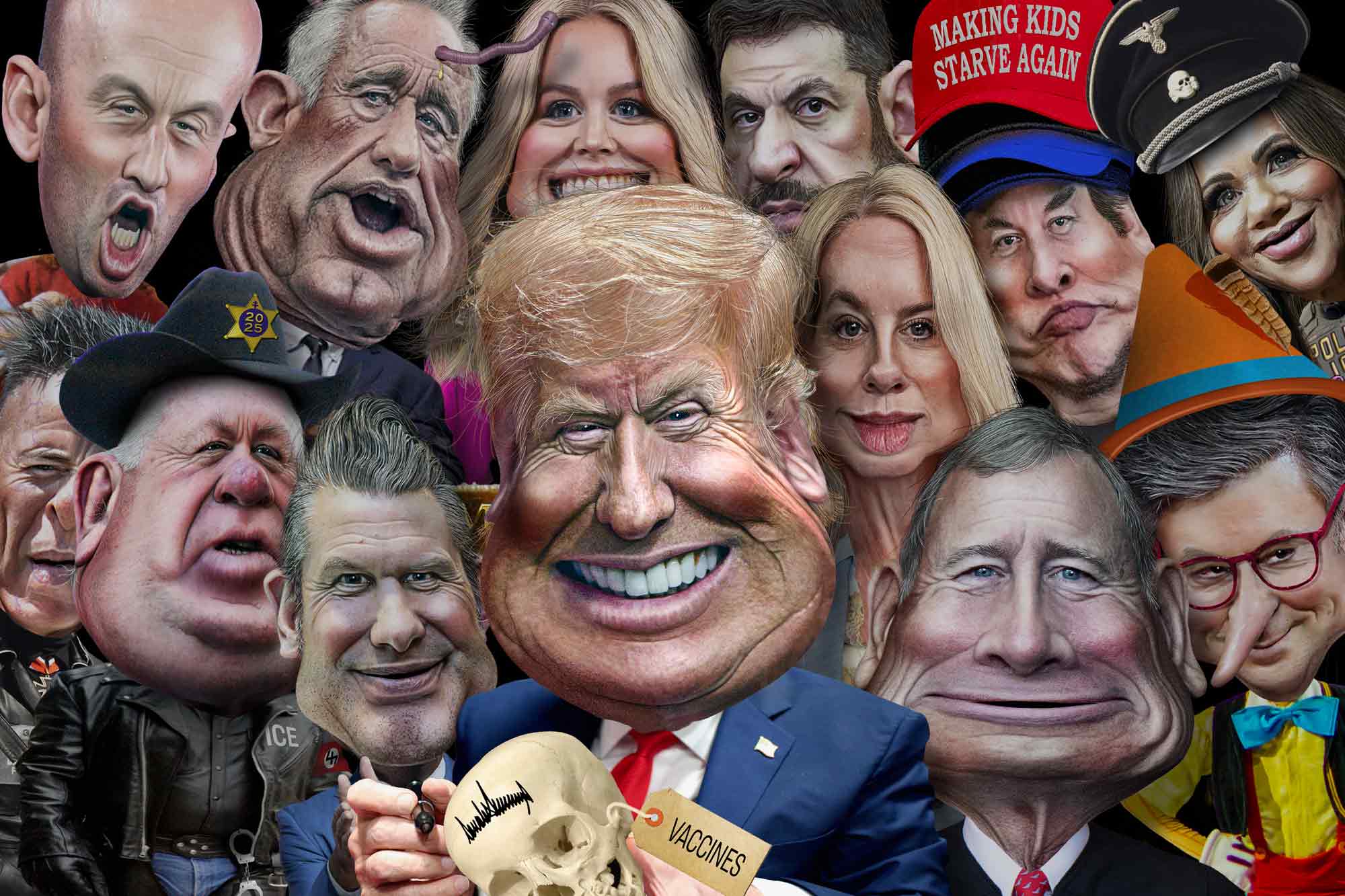 Best-of, DonkeyHotey, cartoons, 2025.