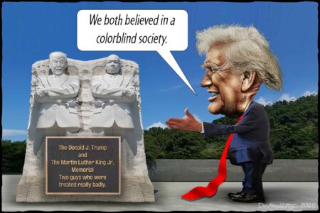 Donald Trump, Martin Luther King Jr, MLK, memorial