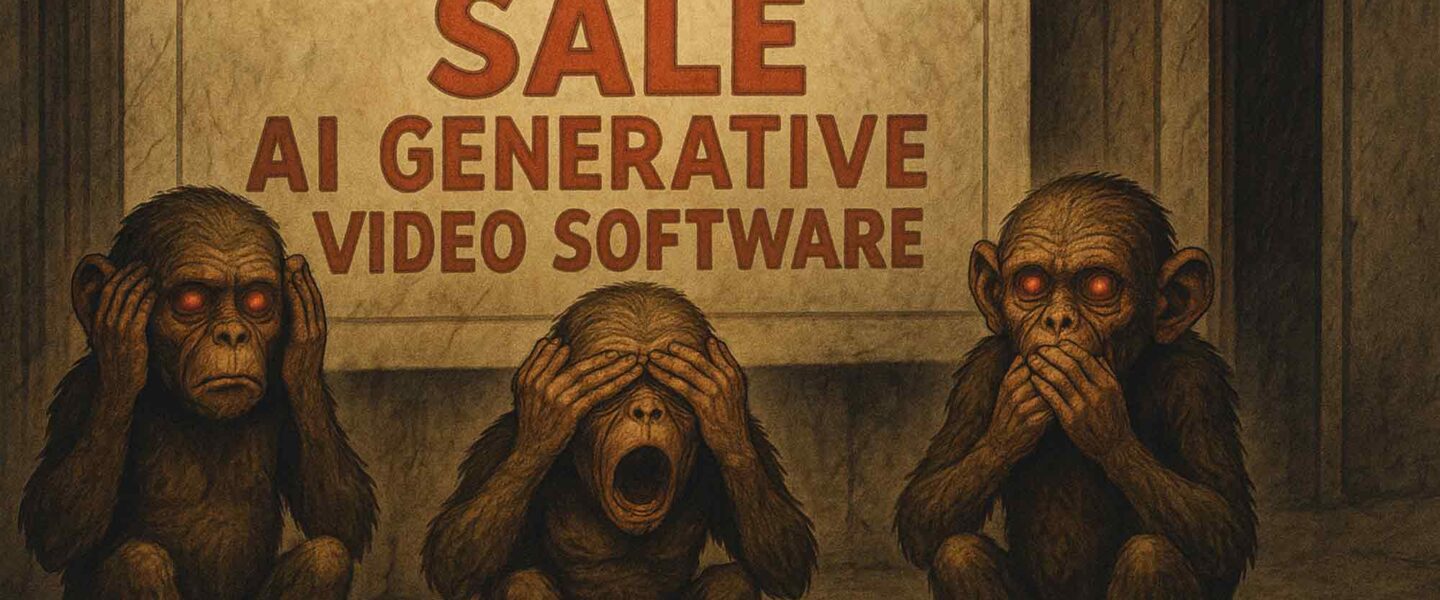 Ai art, Black Friday Sale, AI Generative Video Software, Hear no evil, see no evil, speak no evil.
