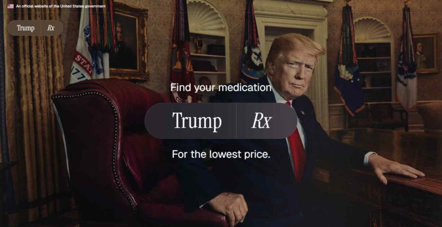Trump RX, home page