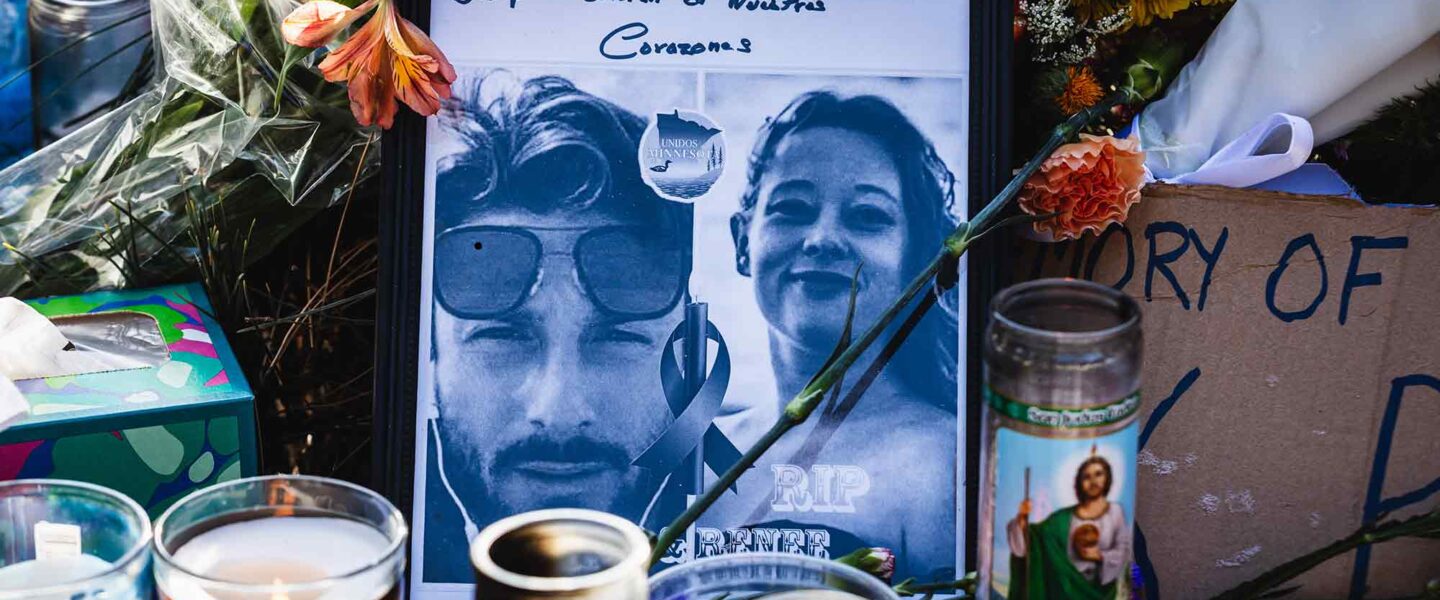 Memorial, Alex Pretti, Renee Good, ICE Killing, Minneapolis, MN